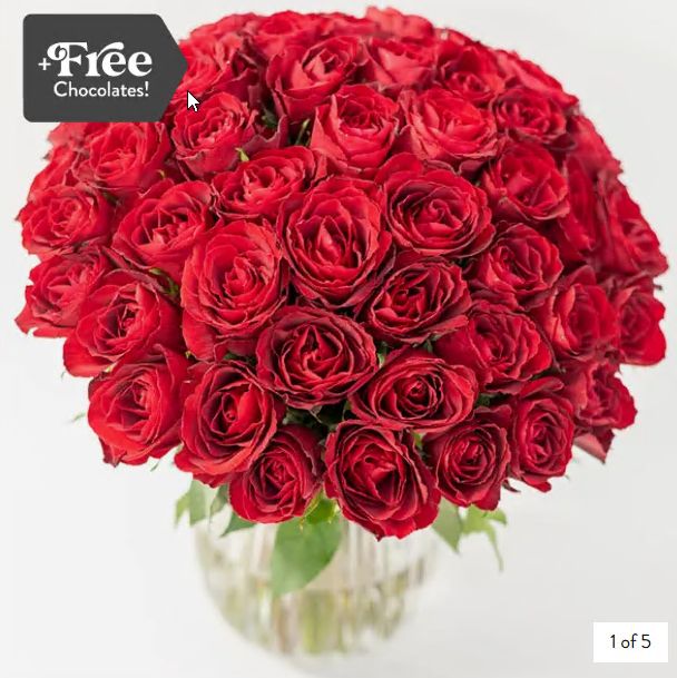 50 Red Roses