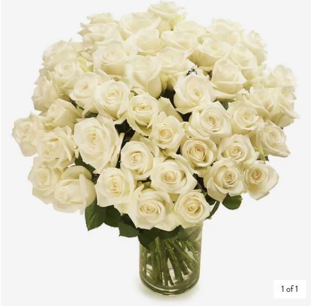 Luxury White Roses