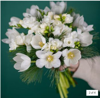 White Winter Bouquet