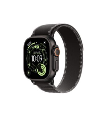 Apple Watch Ultra 3 GPS + Cellular, 49mm, Black Titanium Case, Black Trail Band