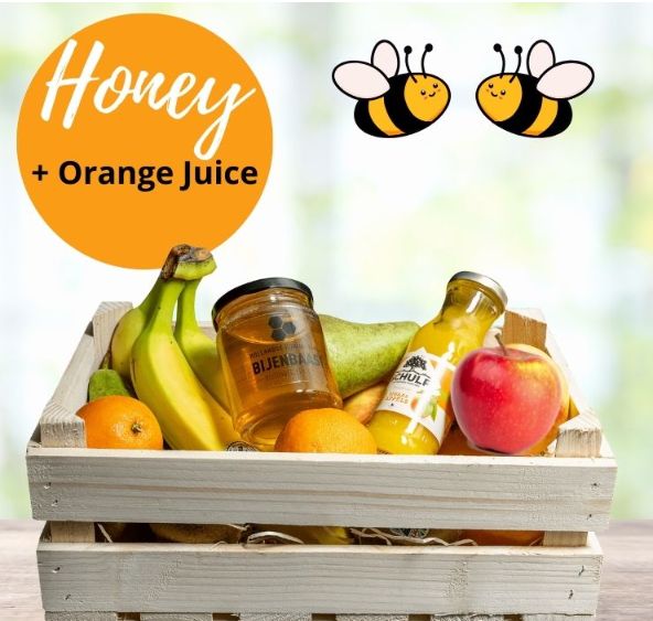 Luxury Fruit Box + Bee Honey