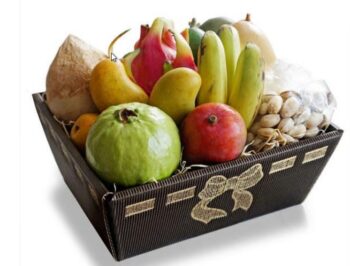 Exquisite Exotic Fruit Basket
