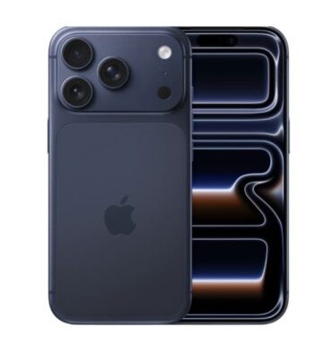 iPhone 17 Pro 256GB eSIM smartphone in dark blue