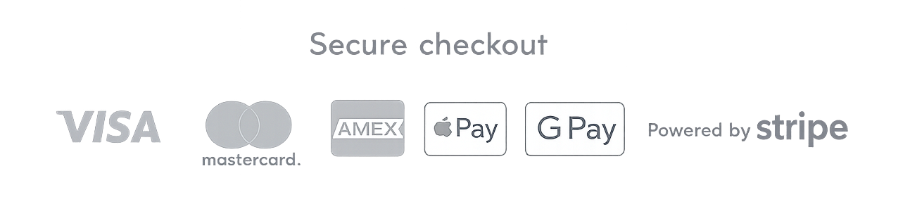 Accepted payment methods